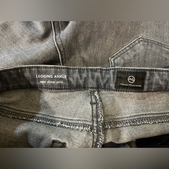 NWT AG Legging Ankle Super Skinny Jeans in Gray Size 31R - Picture 11 of 16